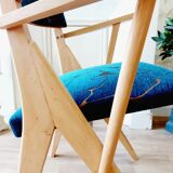 Small bridge armchair with a vintage look redone