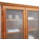 Bibliothèque vitrée vintage en bois