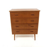 Scandinavian teak chest of drawers, Sweden, 1960