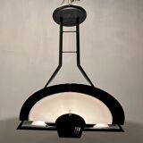 Architectural Italian Black & White Light Pendant