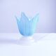 Lampe fleur verre vintage