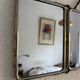Vintage mirror 1900 triptych barber Le Solide Paris Art Nouveau - 21 x 50