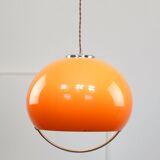 Space Age Orange Jolly Pendant Lamp from Guzzini, 1960s
