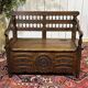 Chestnut bank chest from the 19th century.