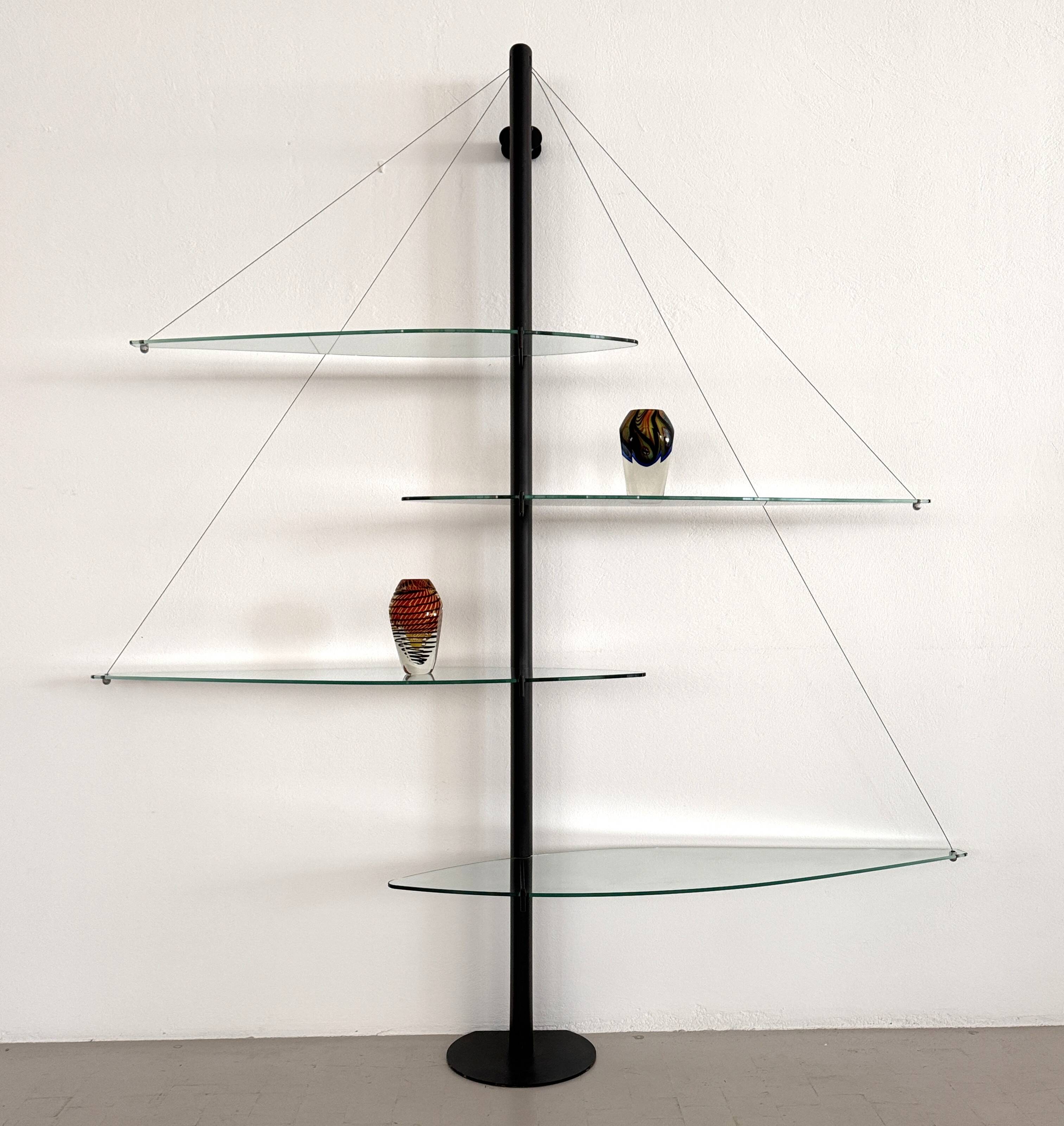 Italian Vintage Shelf Fiordiluna by Tobia Scarpa for Goppion, 1950s