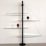 Italian Vintage Shelf Fiordiluna by Tobia Scarpa for Goppion, 1950s