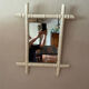 Miroir en bois 58x45cm