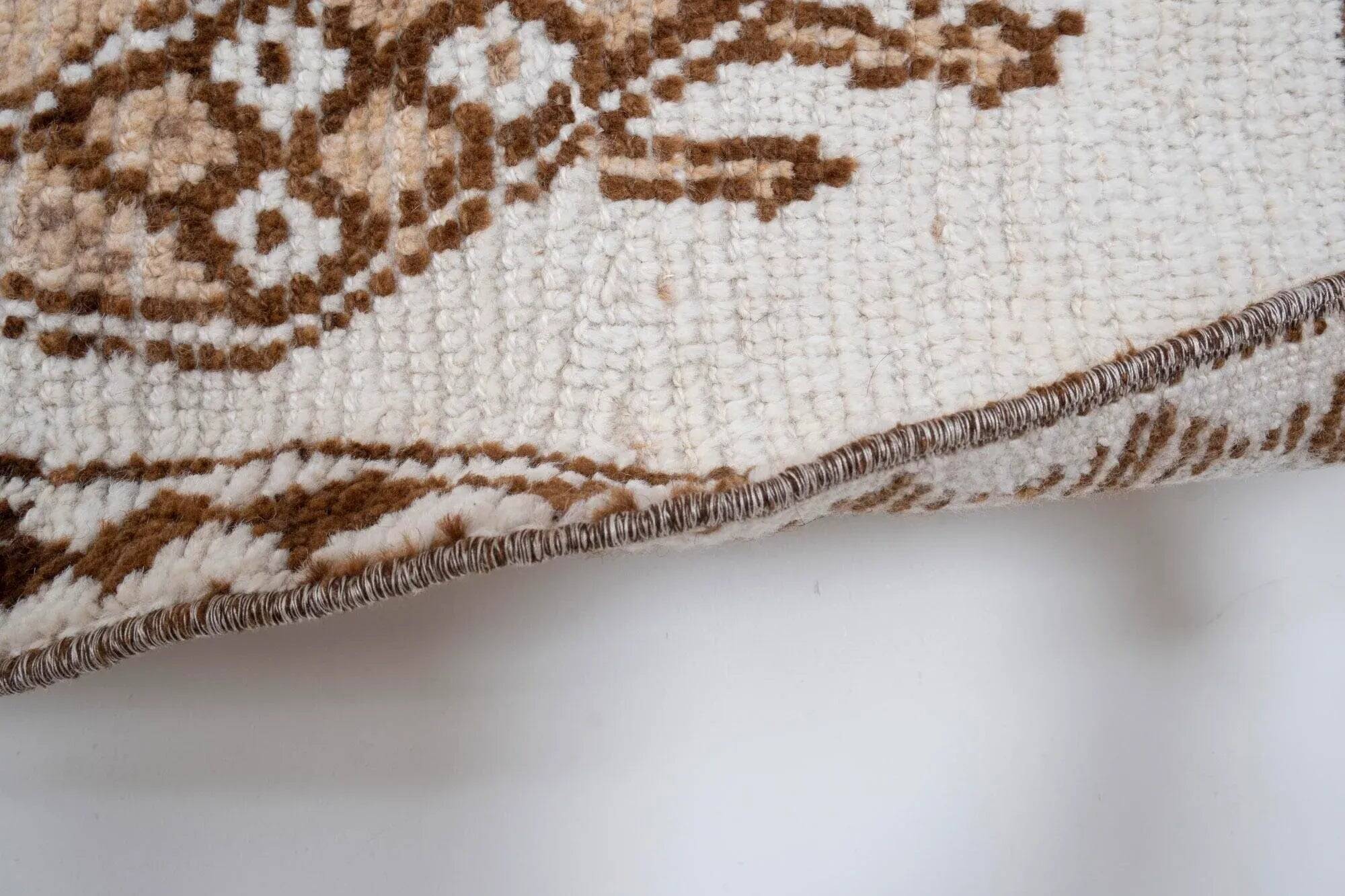 Vintage Turkish hallway rug 83x350 cm
