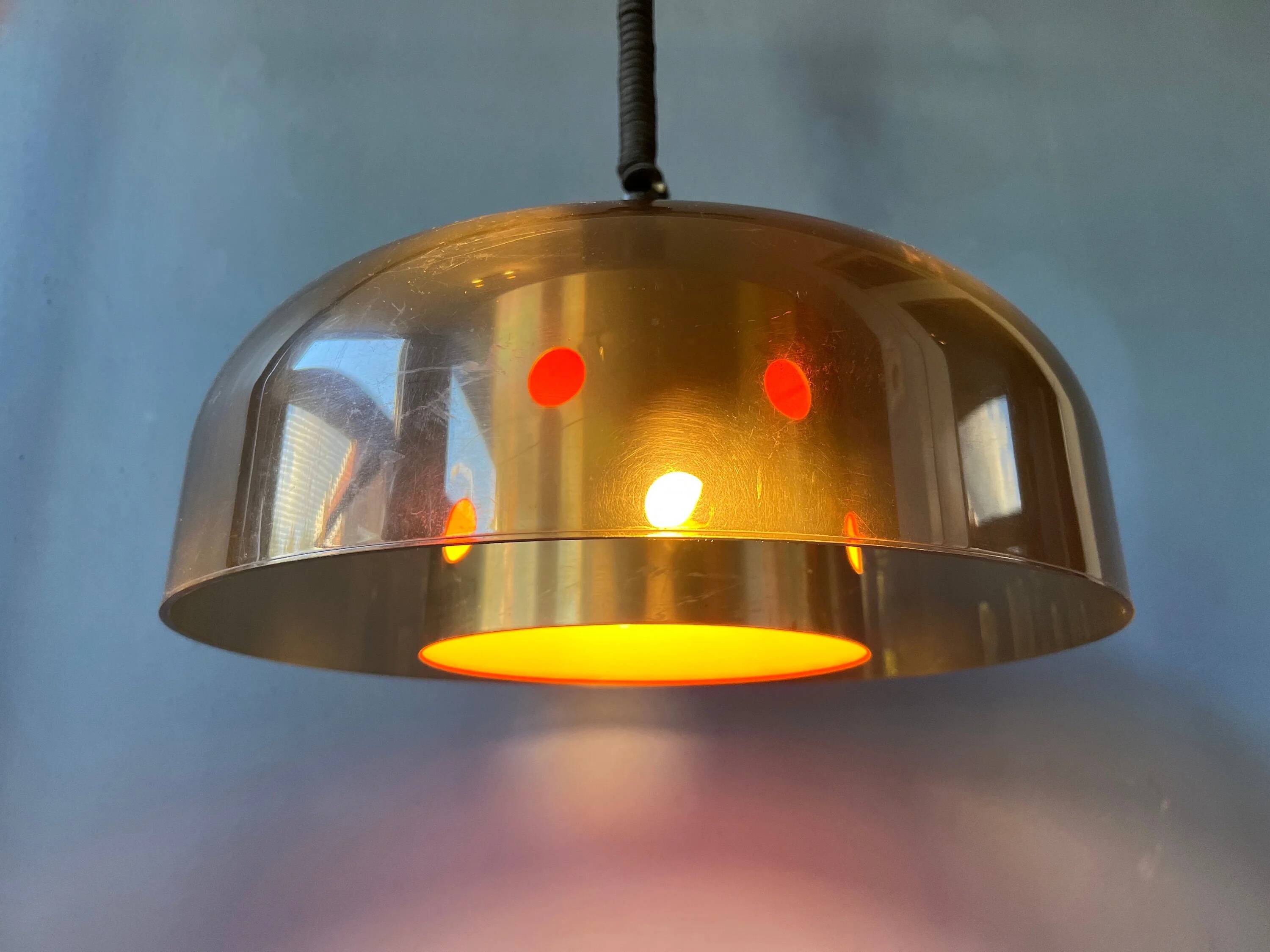Suspension Mid-Century Herda Space Age / vintage suspended lamp from the 70s