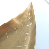 Empty brass leaf pocket