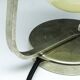 Mid-century glass and metal bedside lamp, 1950s