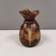 vase shaped like a money bag, in beautiful earthy colours.