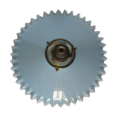 opaline dentelé bleu