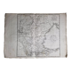 Carte de La Dace extraite de l'Atlas des l'histoire des empereurs de 1819, 48 x 34 cm