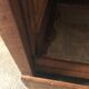 1900 oak notary curtain cabinet