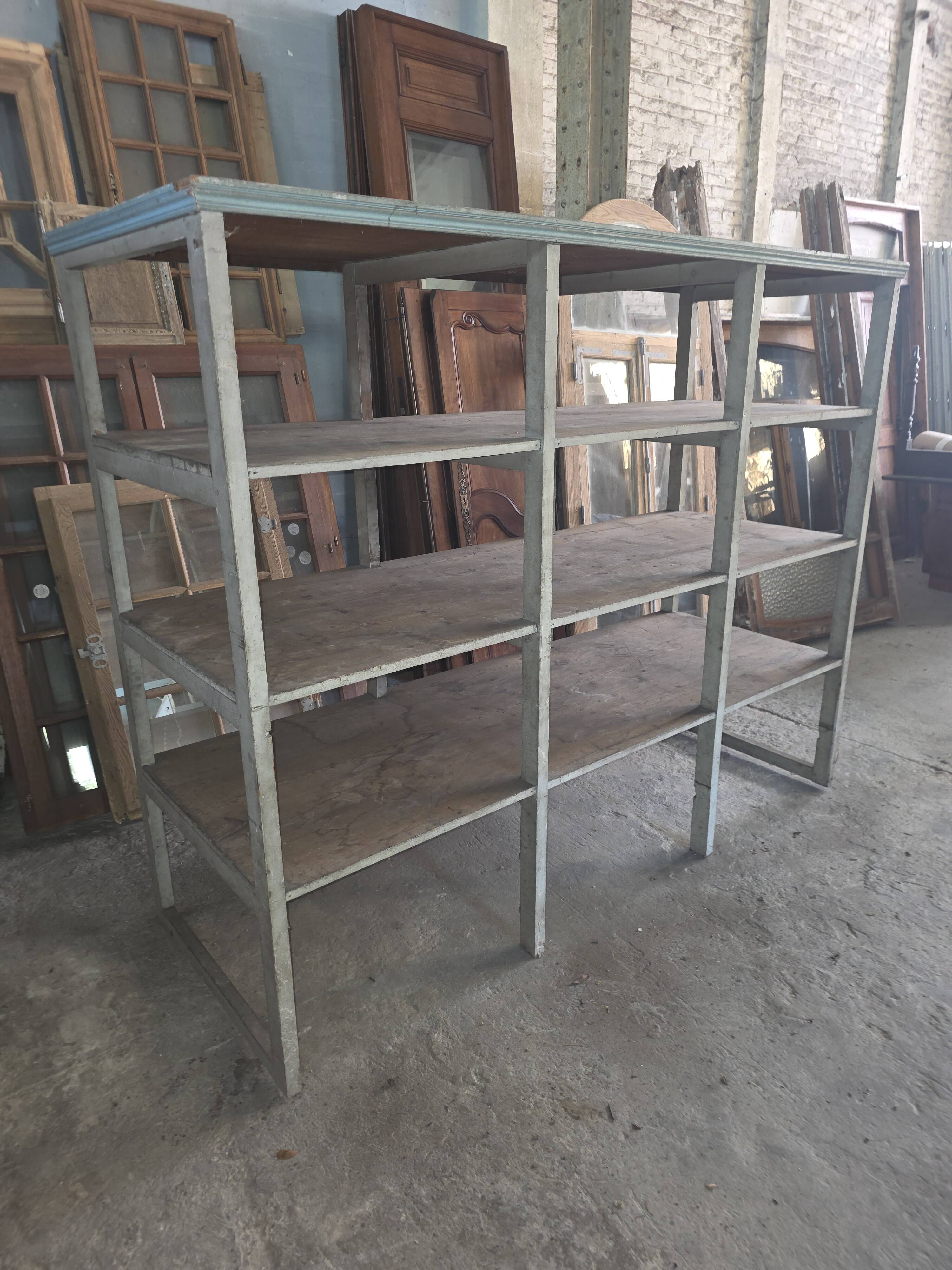 Old shop bookshelf