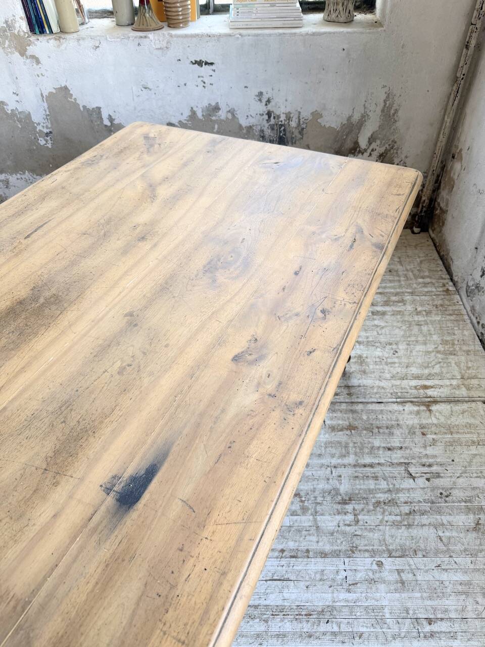 Walnut bistro farmhouse table 180cm