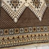 Vintage Persian oriental wool rug