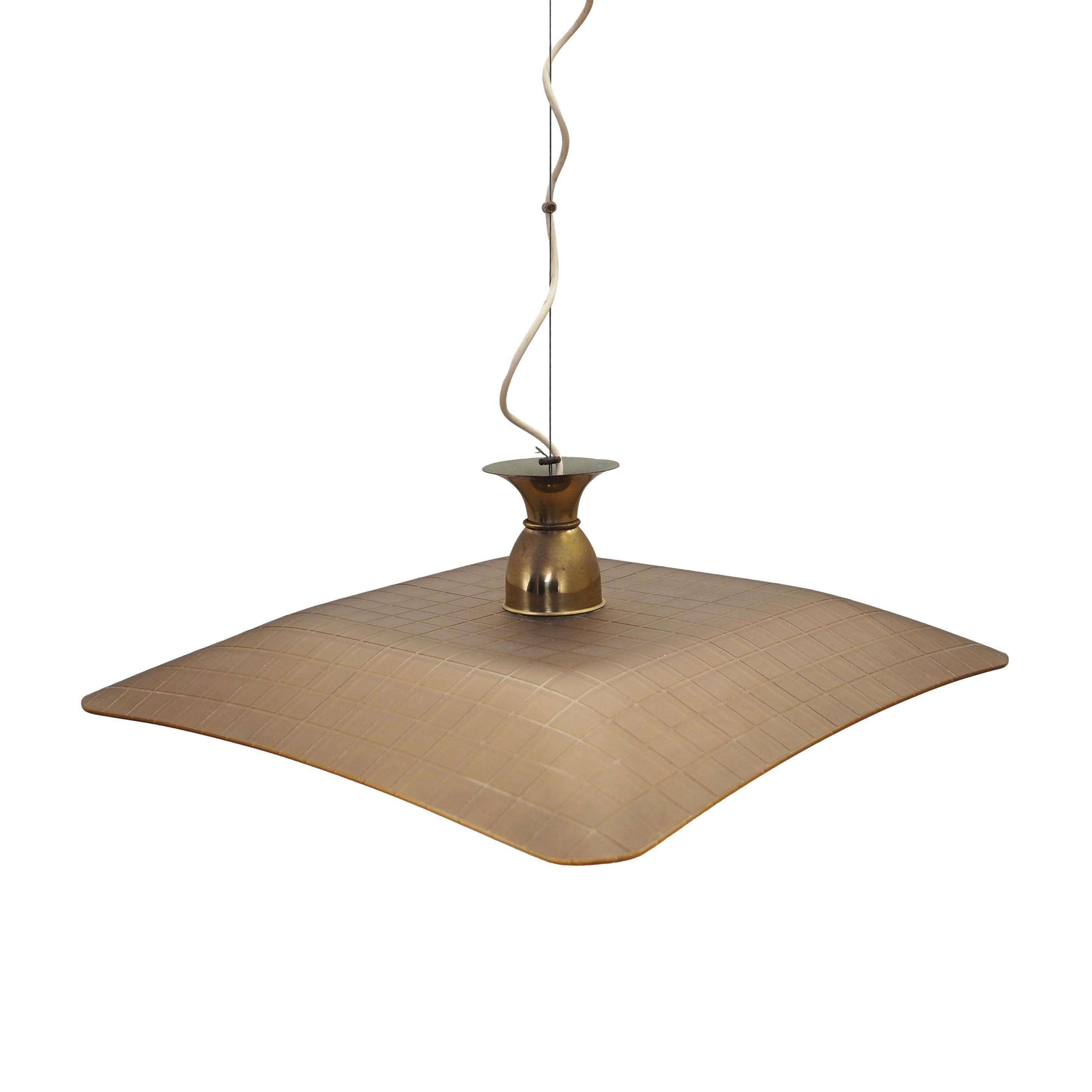 Pendant lamp, Italian design, 1970s, production: Italy