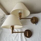 Pair of arm sconces