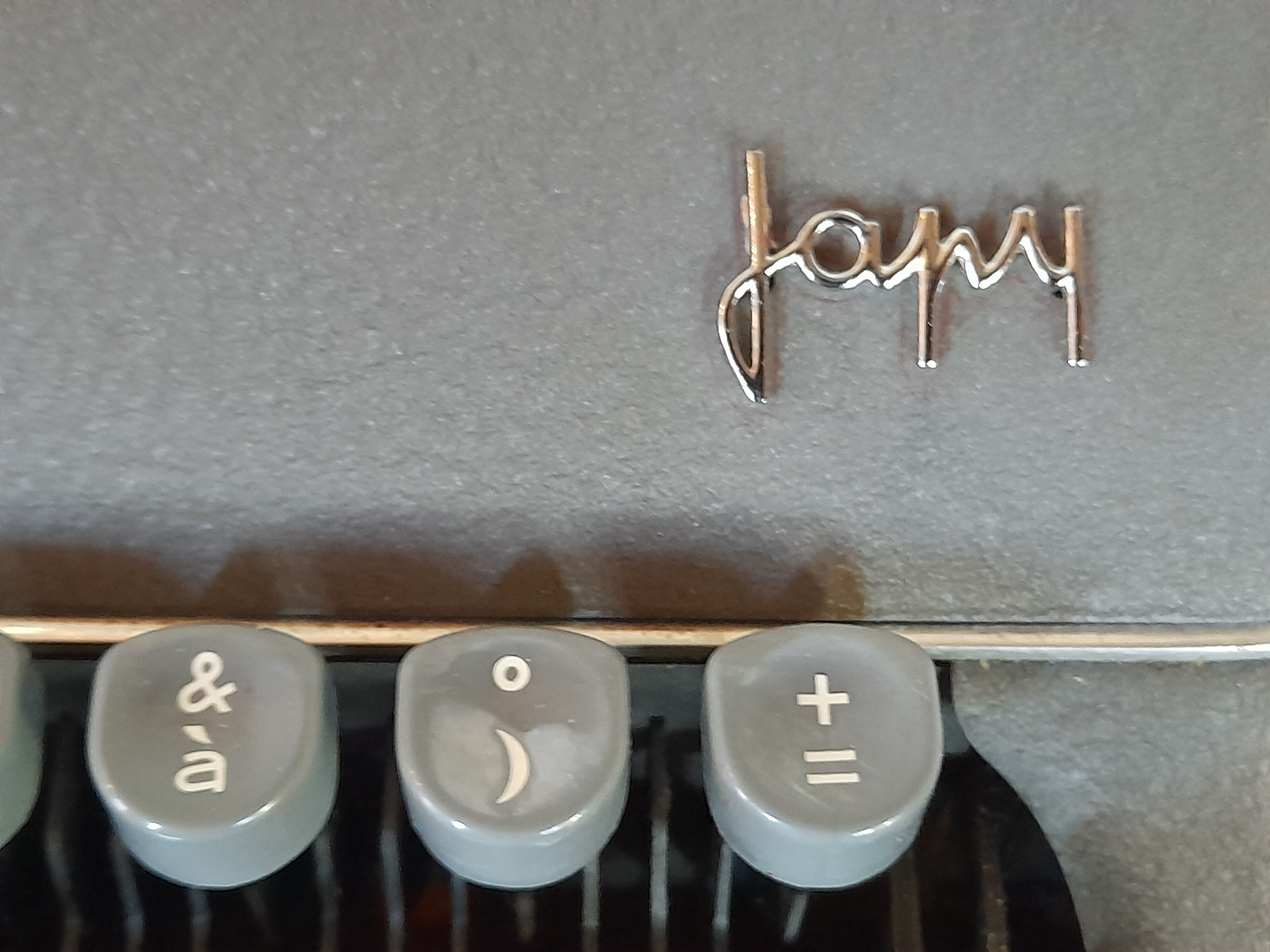 Portable Japy typewriter