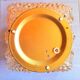 1970s iridescent glass bubble ceiling light