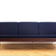 Afromosia & Wool Kandidaten Sofa by Ib Kofod-Larsen for OPE, 1950s