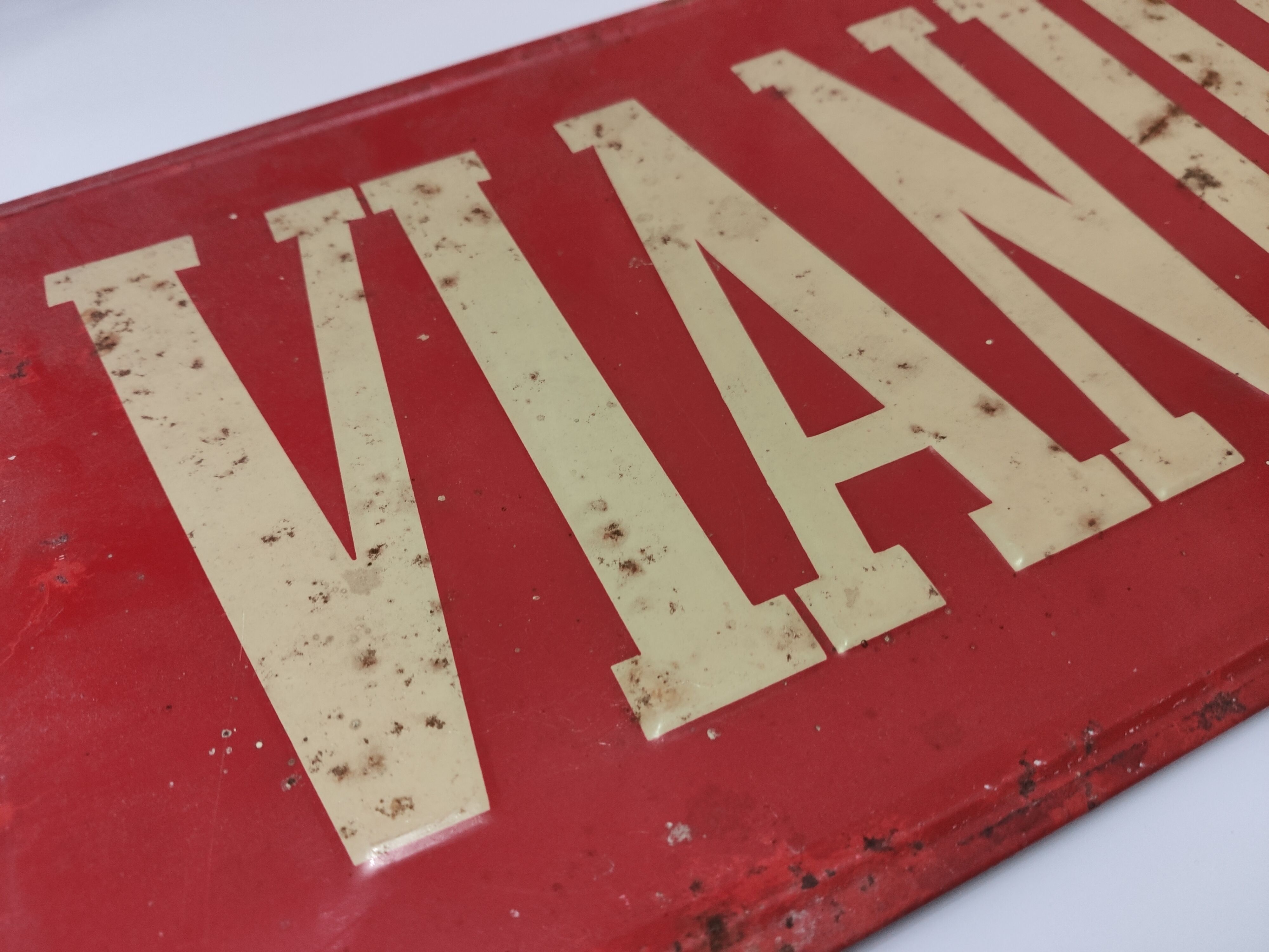 Viandox advertising plate