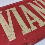 Viandox advertising plate