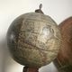 Globe paper map of the discoveries of 1634 edited first part of the 20th