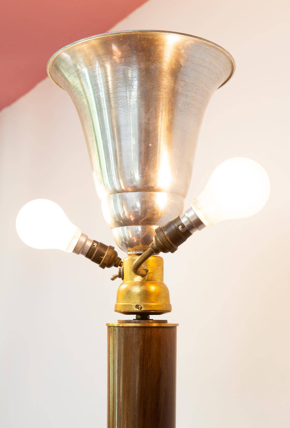 Large Art Deco floor lamp circa 1930 (185 cm)