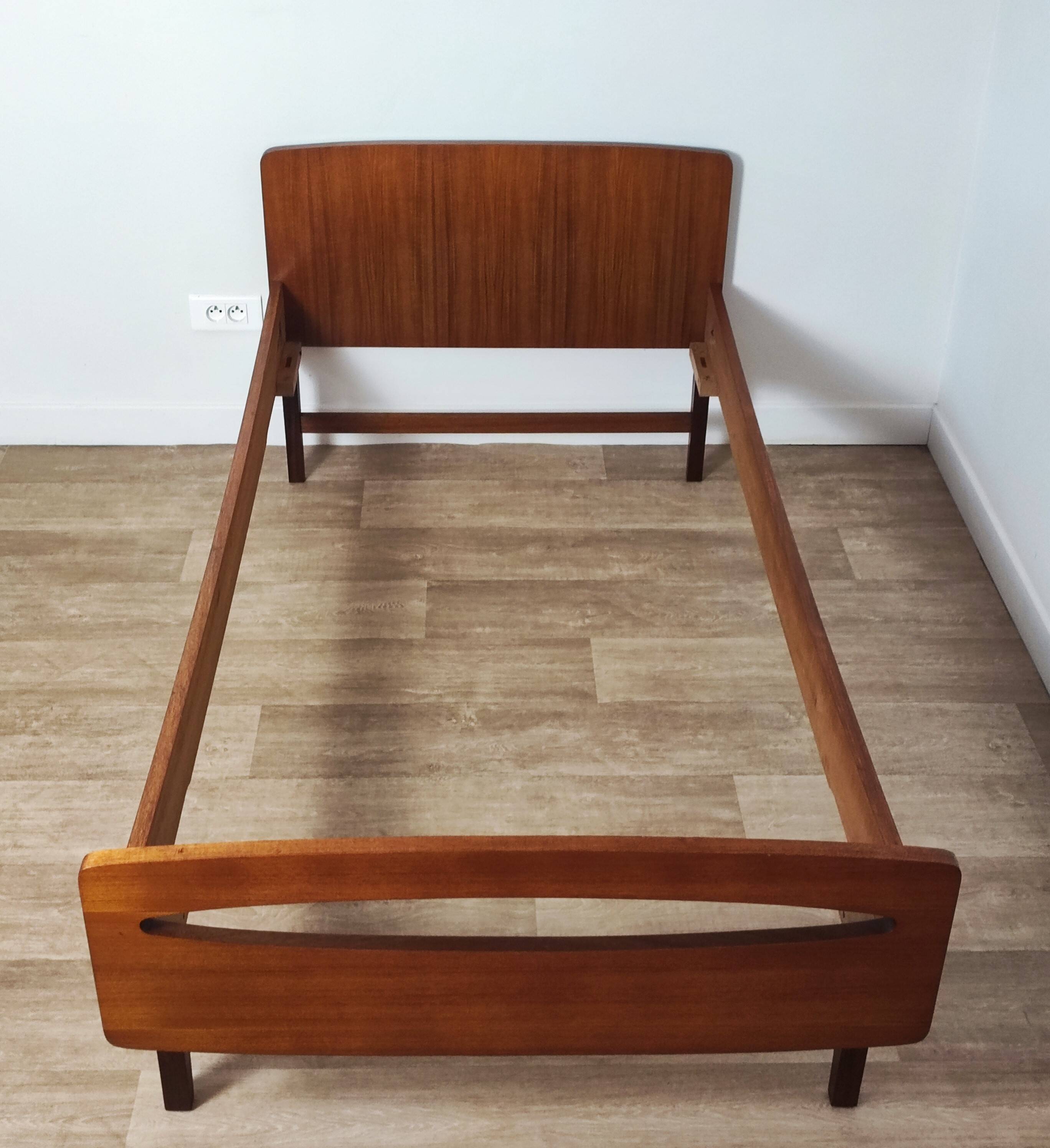 Vintage Scandinavian style bed