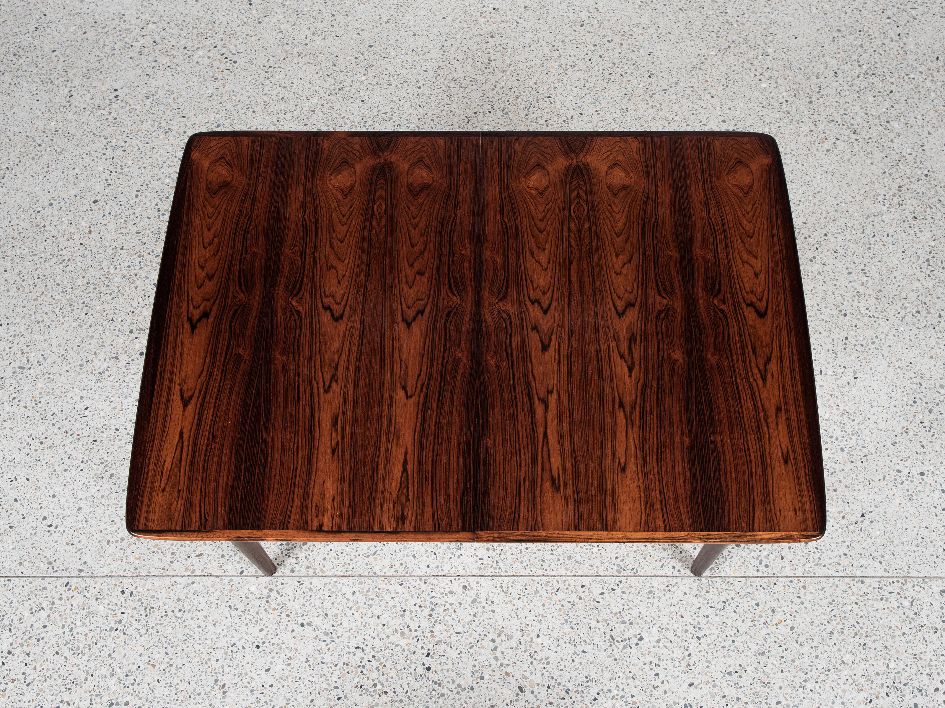 Midcentury extendable dining table in rosewood Alf Aarseth for Gustav Bahus