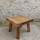 Solid oak coffee table