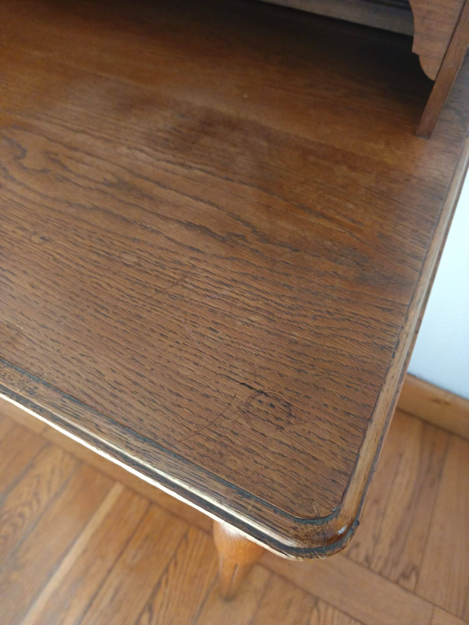 Bureau à gradins art déco chêne clair