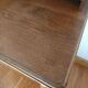 Art Deco tiered desk in light oak