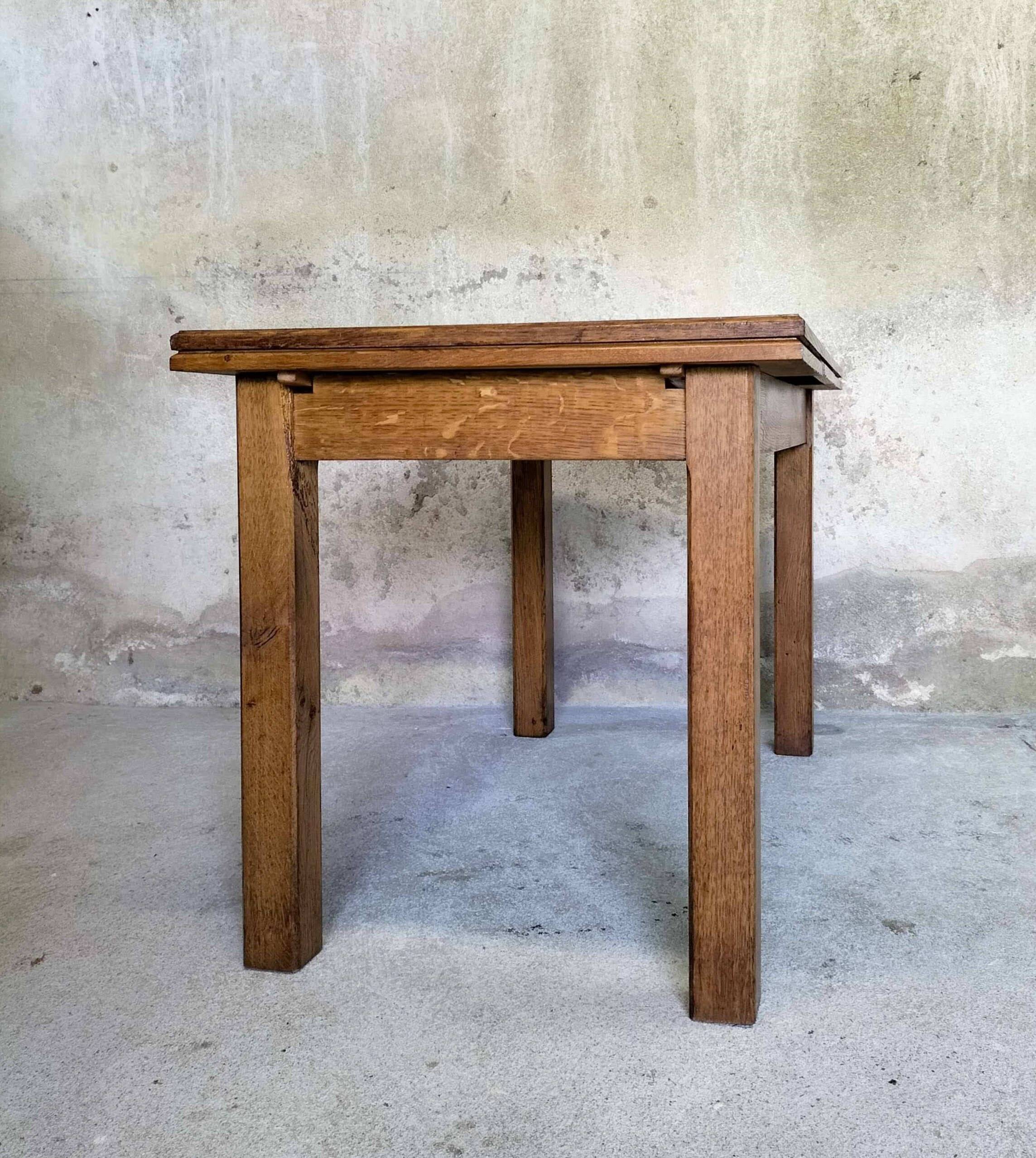 Farmhouse style dining table.