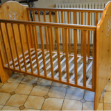 Lit bébé en épicéa 115 x 60 cm