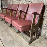 Series of 4 cinema chairs
