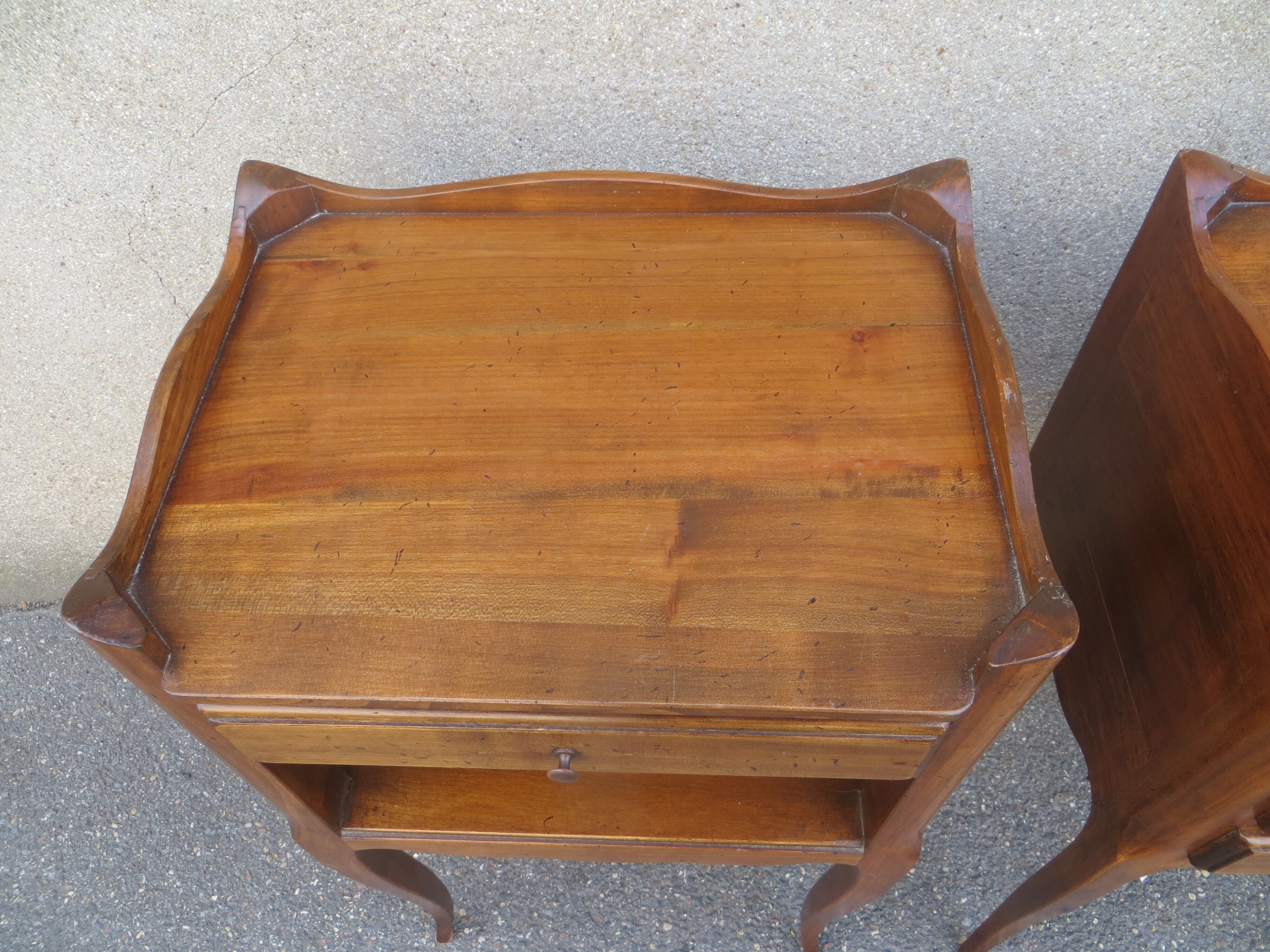 Pair of bedside table Louis XV style