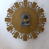Wall clock Jaz golden brass