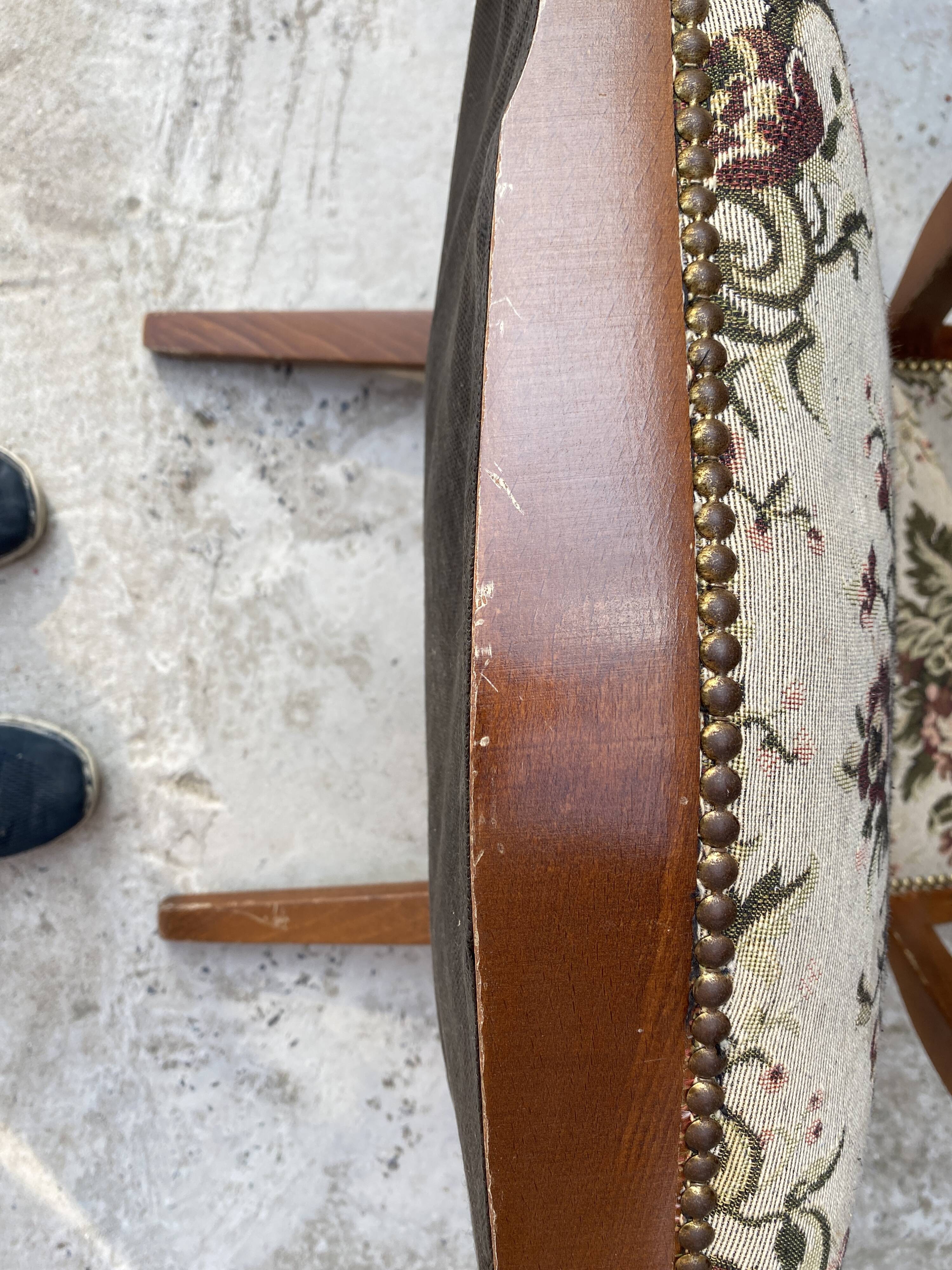 Voltaire style armchair