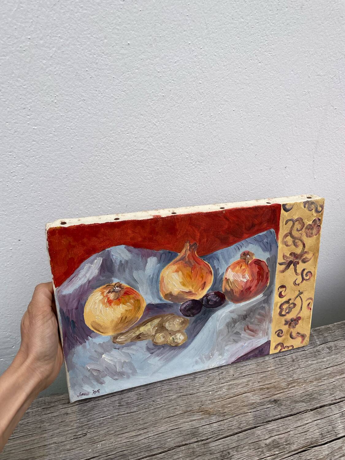 Still life oil painting