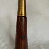 Pepper mill, Italian, vintage, in rosewood and copper.