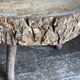 Pair of mountain coffee tables made of wooden logs from the 1970s.