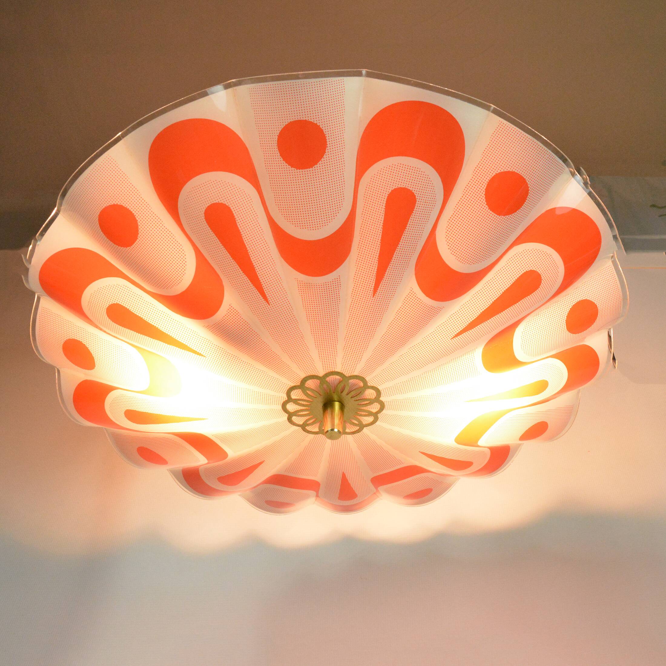 1960s brusel style pendant lamp, designed by J. Junek, Zukov, Czechoslovakia