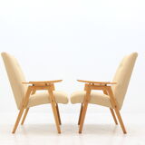 Fauteuils de Jaroslav 'm’dek pour Jitona 1960's
