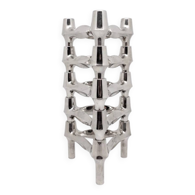 Lot 5 bougeoirs modulables BMF NAGEL 1970