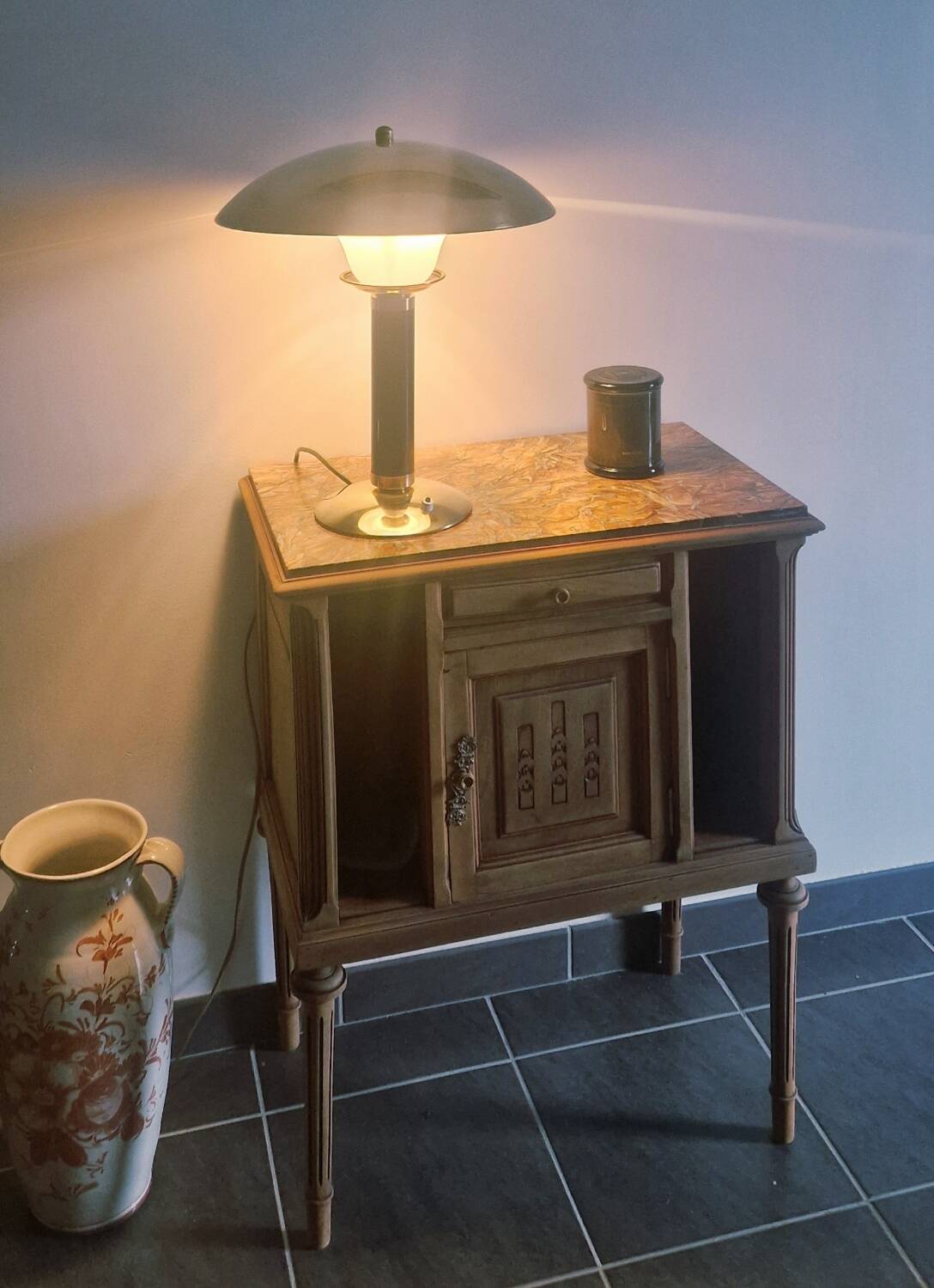 JUMO 350 Grand Luxe lamp - Brass and plexiglass - 1960s