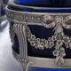 Pair of solid silver salt cellars - Silversmith Léon Lapar 1880